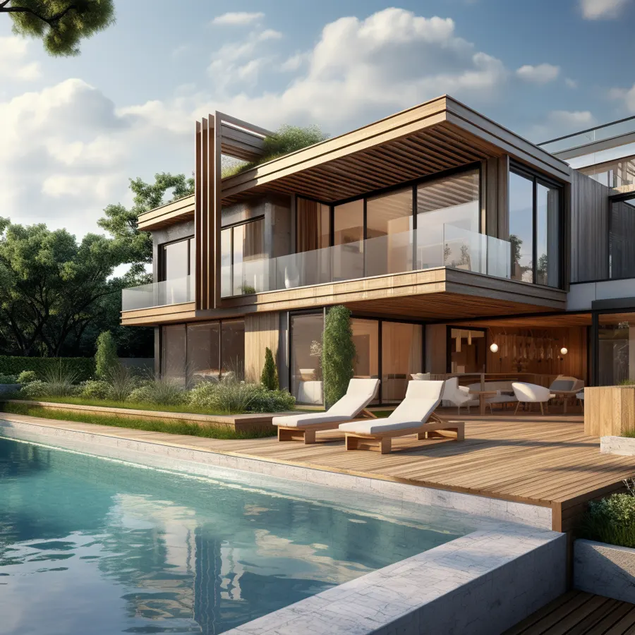 Modern pool home designed for indoor-outdoor living