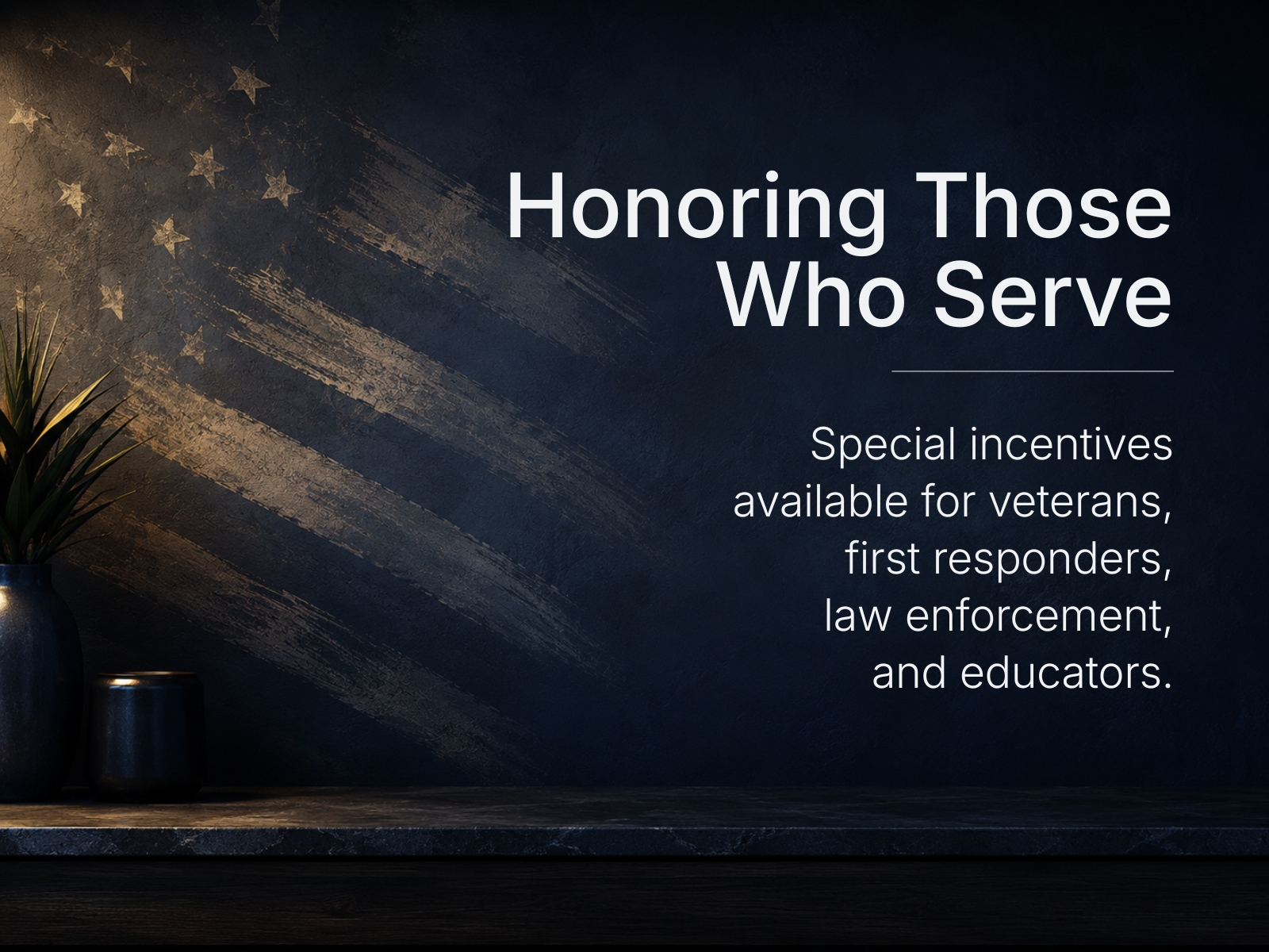 Special incentives illustration