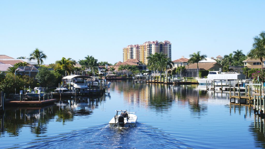 canal homes in Cape Coral, Florida