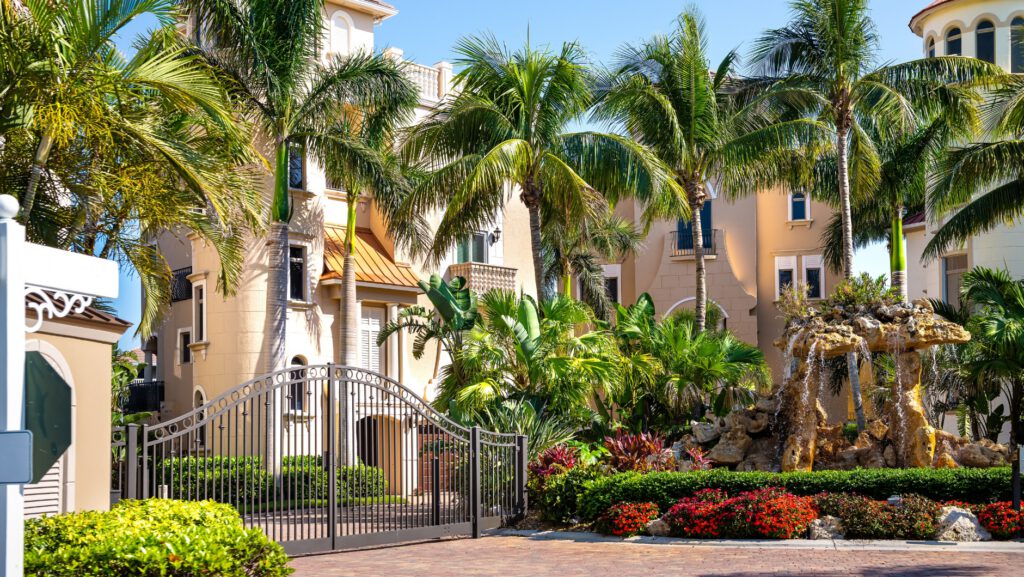 waterfront homesites on Marco Island, Florida